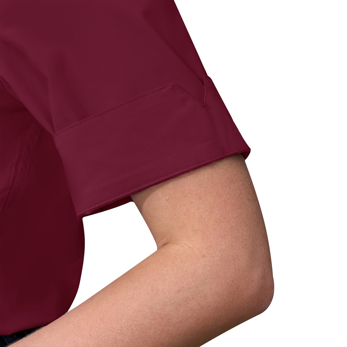 Siliteelon Womens Short Sleeve Work Blouses Cotton Button Down Shirts Slim Fit